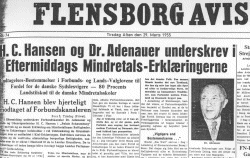 Flensborg Avis 29.3.1955