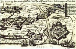 Die Festungen Krempe und Glückstadt während des Angriffes im Kaiserlichen Krieg 