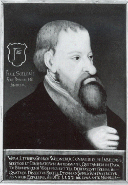 Spott-Portrait von Jürgen Wullenwever von 1537 