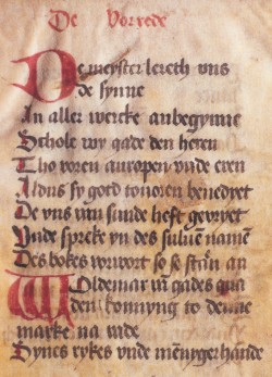 Niederdeutsche Niederschrift des Jütischen Rechts vom Ende des 14. Jahrhunderts