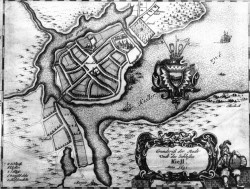 Lageplan von 1652 mit der neuen Schreibweise "Kiell"
