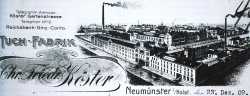 Der Briefkopf der Firma Köster 1909