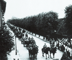 Im August 1914 zieht von Itzehoe das Artillerieregiment Nr. 19 in den Krieg