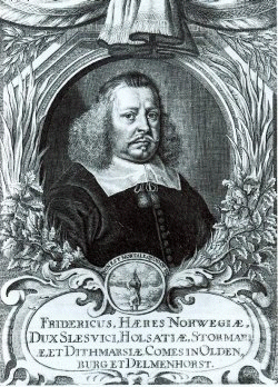 Der Gottorfer Herzog Friedrich III. verkaufte das Amt Barmstedt an Christian