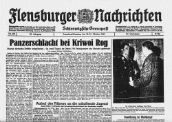 Flensburger Nachrichten vom 30. Oktober 1943