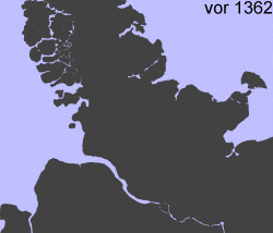 Küstenlinie vor 1362