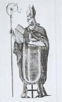 Vicelin. Kupferstich 1590 nach einem verlorenen älteren Bild
