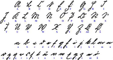 Handschriftliche Form
