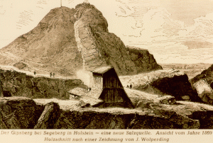 Da der Segeberger Gipsberg durch Salz aus dem Erdaltertum nach oben gepreßt worden ist, ließ sich dort auch Salz gewinnen. Die Mengen reichten jedoch nicht für eine kommerzielle Salzgewinnung, sondern wurden als Heilquelle genutzt.