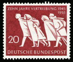 Flucht und Vertreibung waren – vor allem in Schleswig-Holstein – zentrale Themen nach dem Kriegsende und deshalb auch Thema einer Briefmarke