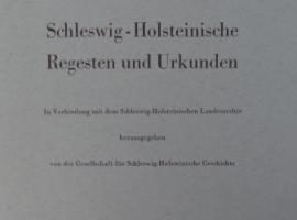  Beitragsbild für Schleswig-Holsteinische Regesten und Urkunden